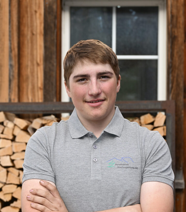 Forstwartlernender Tobias Feiss