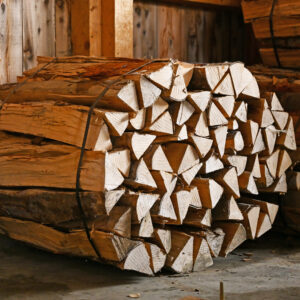 1 Ster Meterspälten Buche, gebündelt